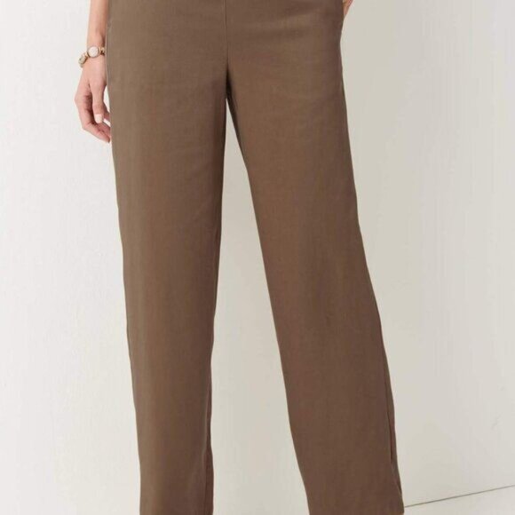 J. Jill Pants - JJill Pure Jill NWOT Draped Wide Leg Pants in Shale (Size 2XL)